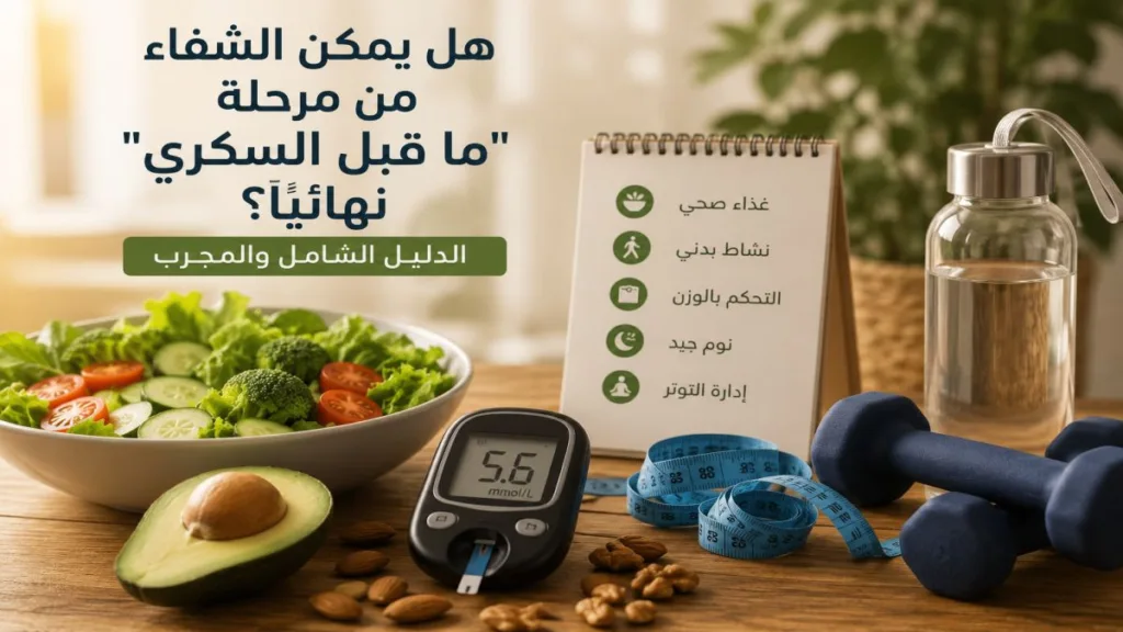 الشفاء من مرحلة ما قبل السكري Prediabetes