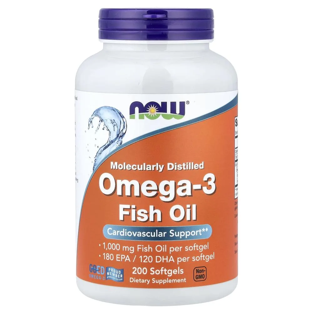 NOW Foods, Omega 3 Fish Oil, 1,000 mg